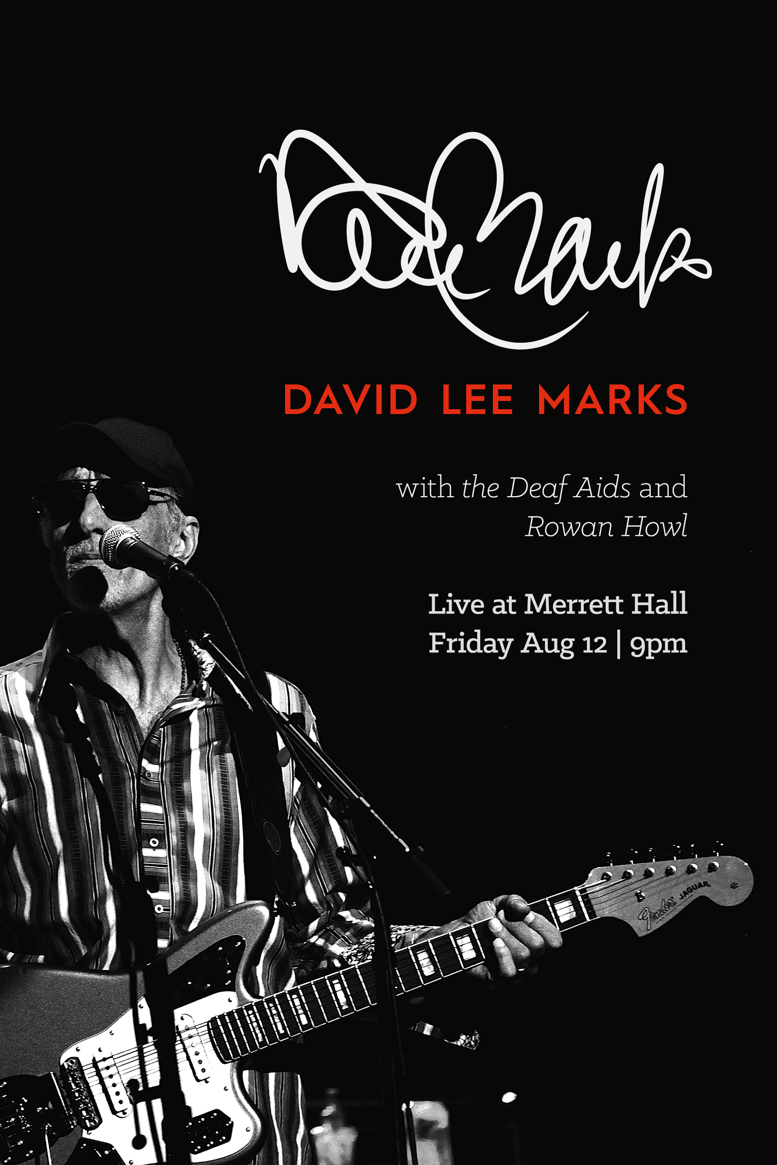 David Lee Marks event postser